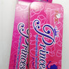 Pink FOX Princess geometry tin box, open to show a compass, protractor, ruler, two set squares, pencil, eraser and sharpener