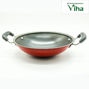 Iron Appam Pan With Stainless Steel Lid