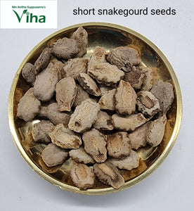 Short Snake Gourd Seeds / Kuttai Pudalangaai Vidhaigal