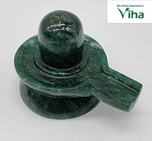 Green Jade Shivling - 236 g (Maragatha Lingam)