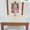 Wooden Water Proof Pooja Manai (low seat) in teak wood