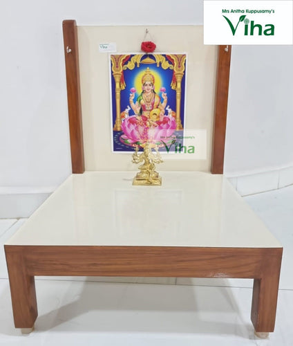 Wooden Water Proof Pooja Manai (Teak Wood)