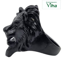 Lion Face Metal Ring
Size - 16

 