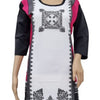 American Crepe Kurti Size - XL with scoop neckline and three-quarter sleeves