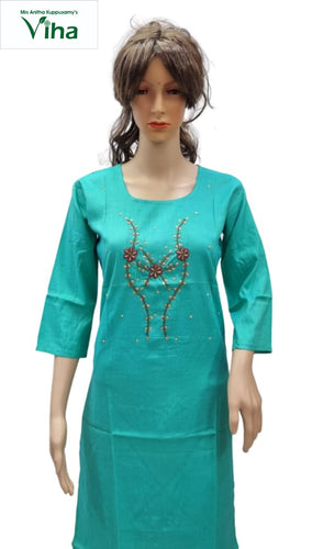 Rayon Kurti with Embroidery work | Size-XL