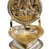 Mahalakshmi Mini 22 ct Gold Lamp with an embossed Lakshmi disc