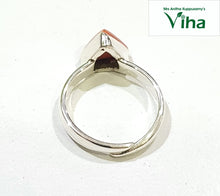 Coral Silver Ring  4.1 g