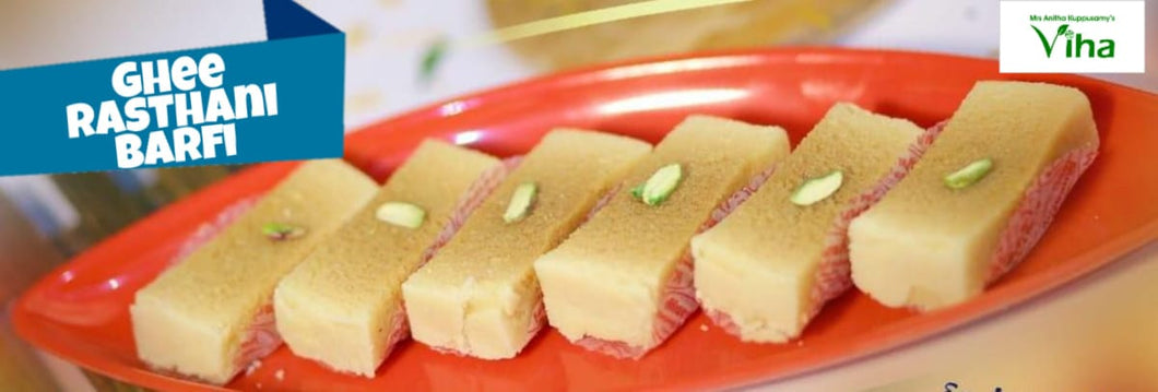 Ghee Rasthani Barfi