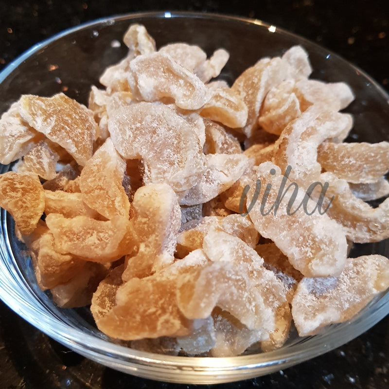 Gooseberry Candy (Amla), in a glass bowl