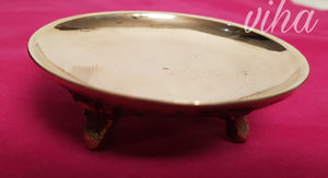 Naivedyam Plate Brass | Multi Purpose Plate