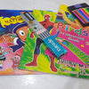 Colouring Book Set, three illustrated books and pencil box