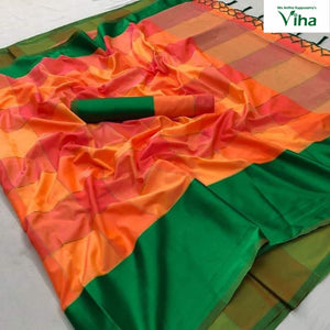 FANCY SOFT SILK SAREE (inclusive of all taxes
