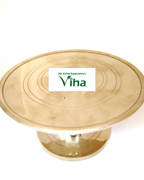 Multi Purpose Pooja Stand with concentric incised lines