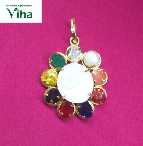 Divya Navaratna Gomathi Chakra Pendant