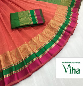 TUSSAR SILK SAREE WITH BLOUSE (inclusive of all taxes)