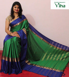 COTTON SILK SAREE WITH BLOUSE code no : 5040 (inclusive of all taxes)