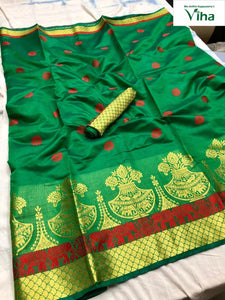 COTTON SILK SAREE WITH RUNNING BLOUSE (inclusive of all taxes)