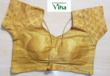 Ready made blouse - golden silk cotton