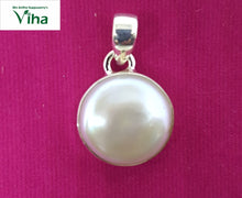 Pearl Silver Pendant in 92.5 Sterling Pure Silver | 3.41g