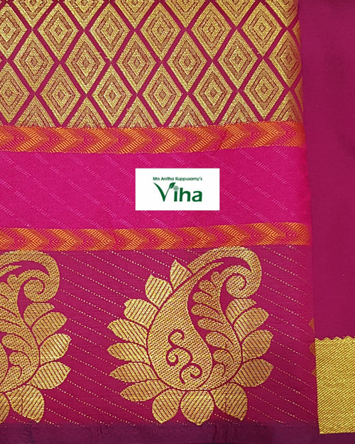 Silk Pavadai Set / 5-8 Years, folded textile