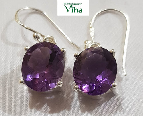 Elegant Amethyst Earrings