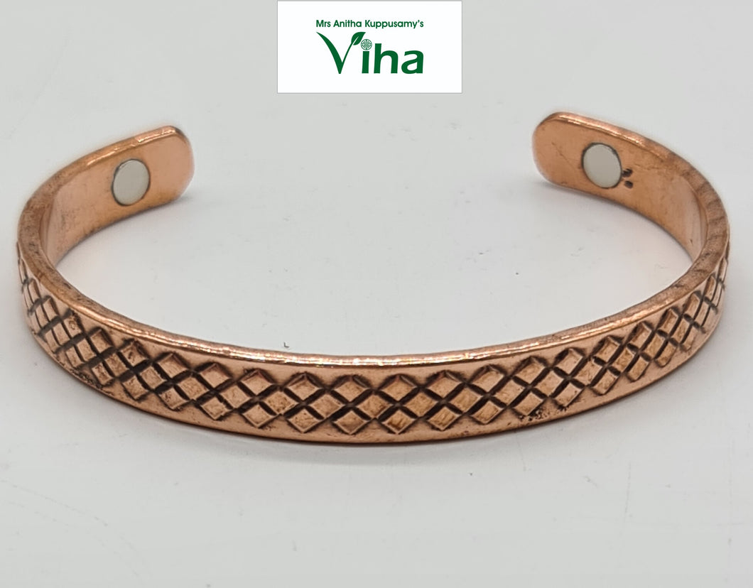 Buy Pure Oxidized Copper Cuff Men Bracelet Wire Wrapped Cuff Bracelet  Oxidized Copper Bangle Adjustable Cuff Bangle, Bracelet for Women Online in  India - Etsy