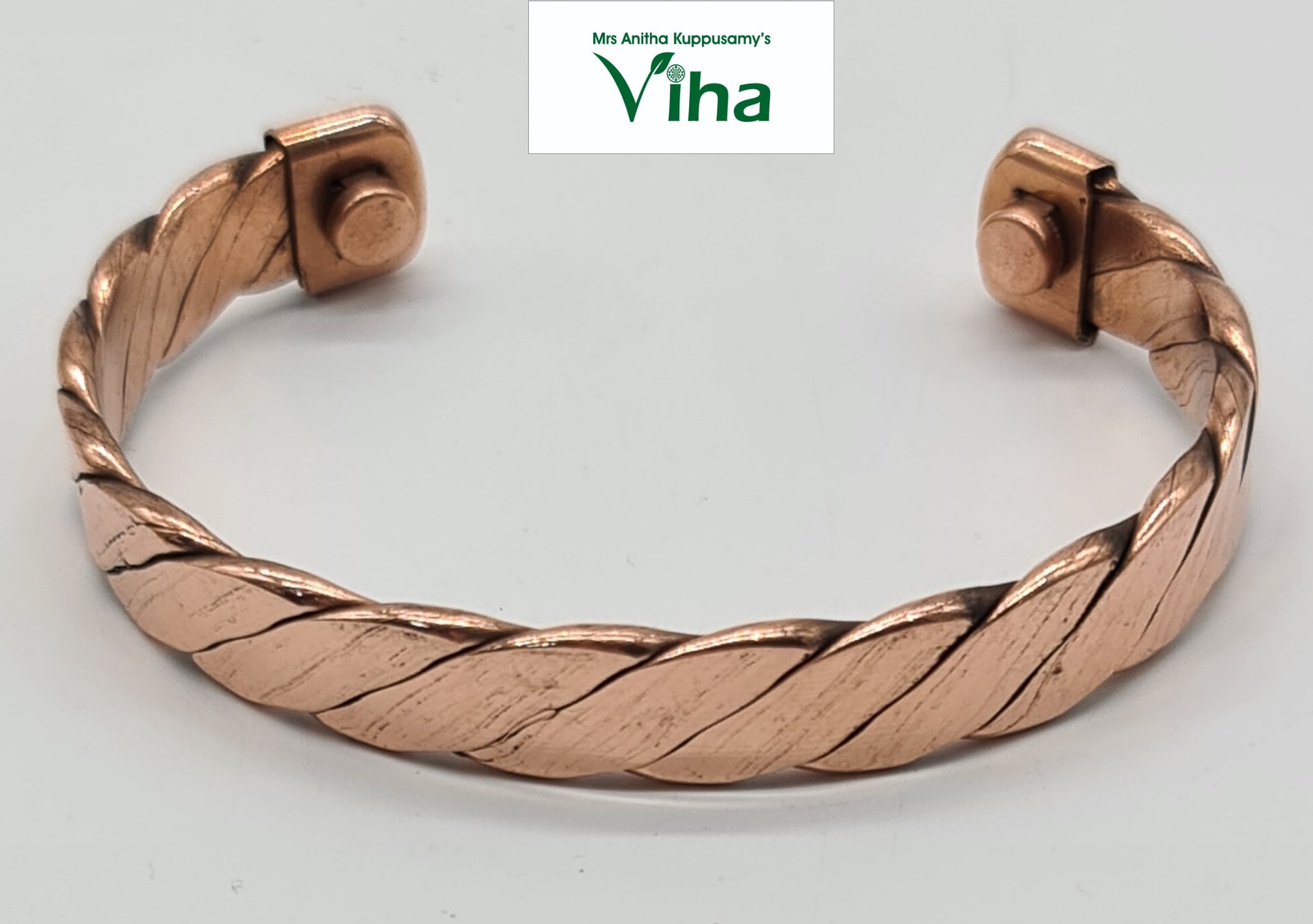 Adjustable Spiral Kada / Copper Bracelet Pack Of 3 pc
