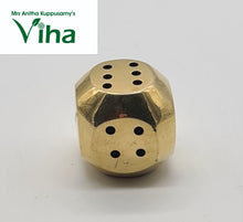 Brass Agarbathi Dice Stand/Cube  Agarbathi Stand