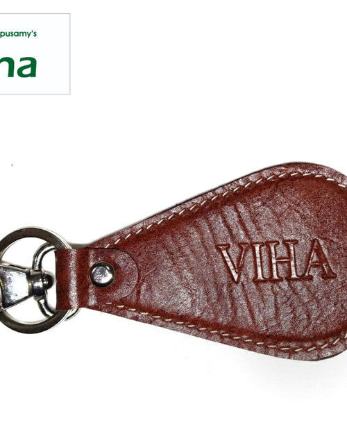 Viha Premium Keychain, contrast stitching around the edge