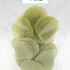 Green chilli fryums, in a tall transparent pouch