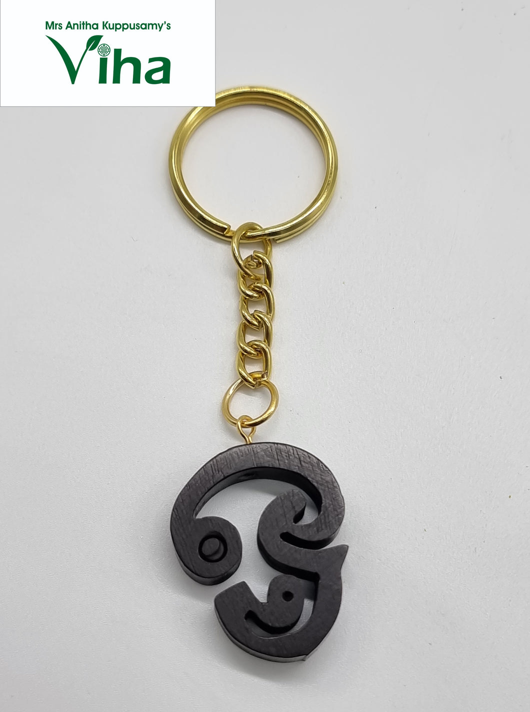 Karungali OM Keychain