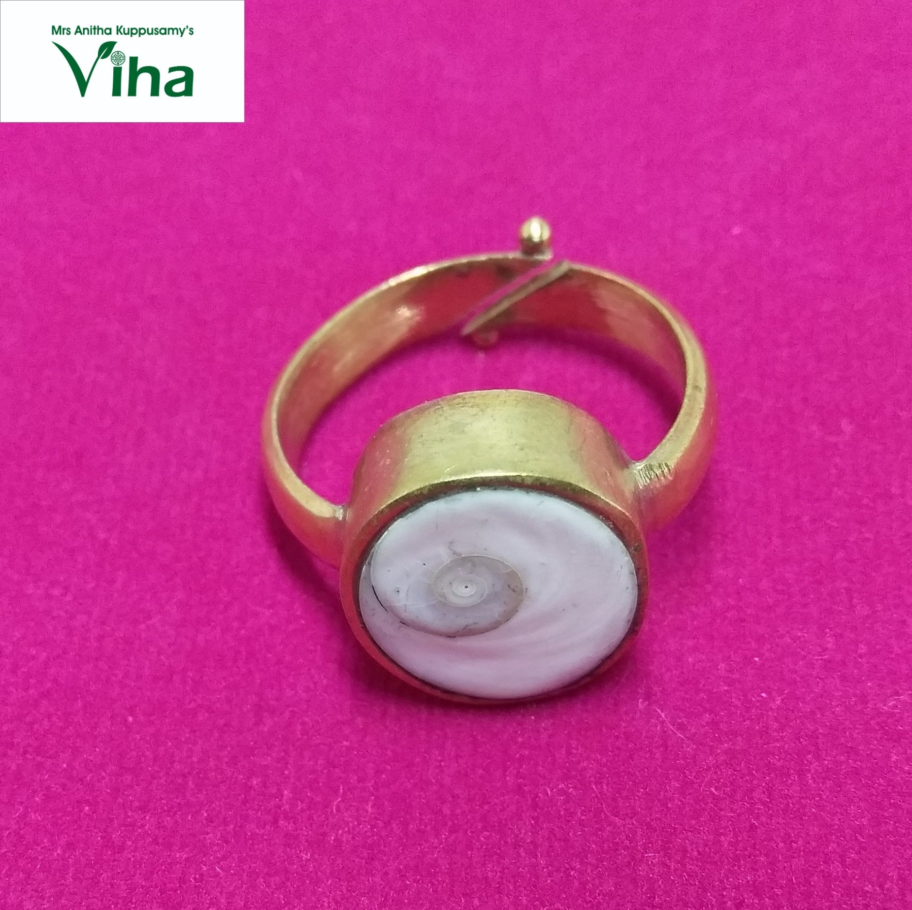 White Metal Gomati Chakra Bracelet unisex  Viha Online