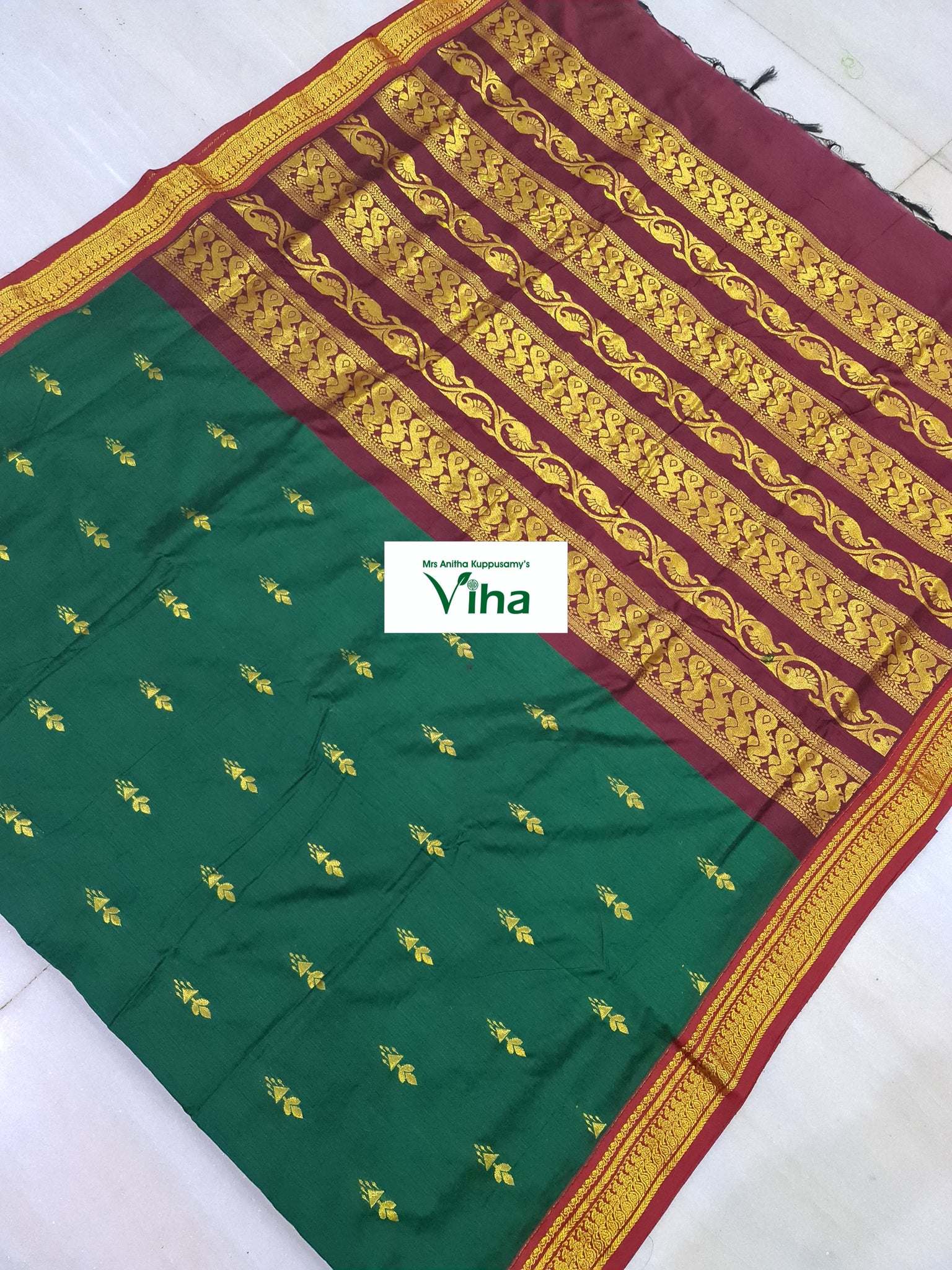 Kalyani Cotton Silk Saree With Blouse (Inclusive Of All Taxes