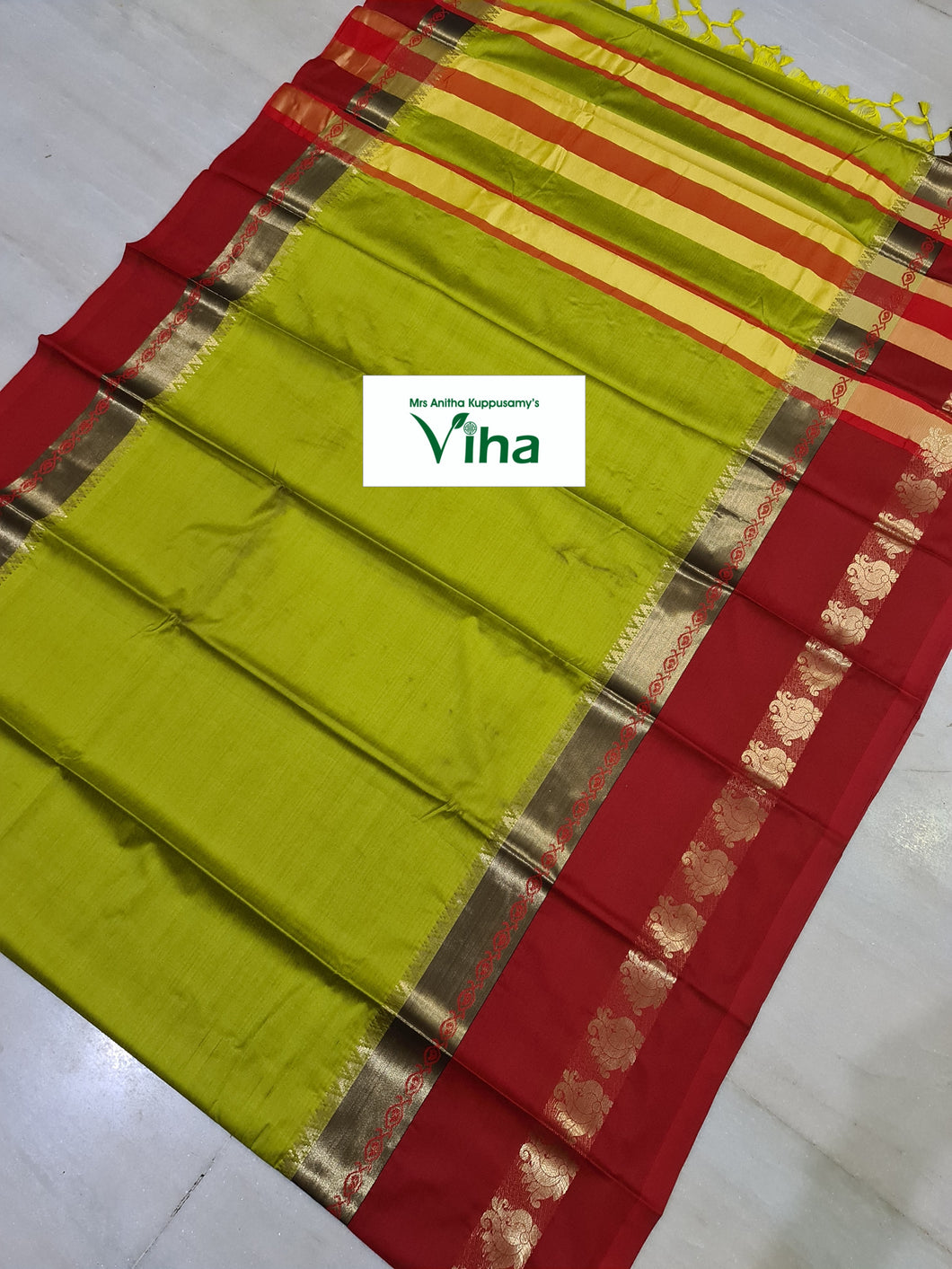 Cotton Silk Saree with Running blouse (inclusive of all taxes)