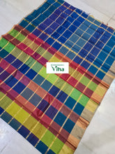 Cotton Silk Checked Zari Saree with Running Blouse (inclusive of all taxes)