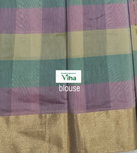 Handloom cotton silk saree with blouse (inclusive of all taxes)