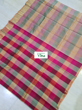Handloom cotton silk saree with blouse (inclusive of all taxes)