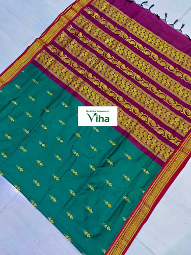 Kalyani Cotton Silk Saree With Blouse  (Inclusive Of All Taxes)