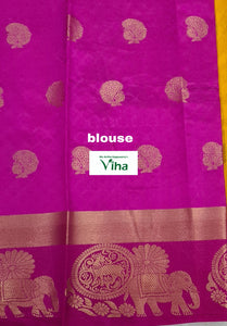 Art silk saree with blouse (inclusive of all taxes)