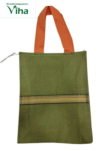 Jute Bag with zip