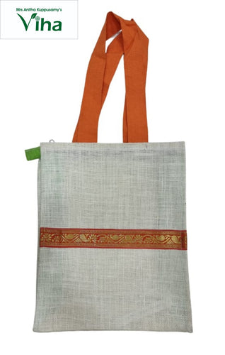 Jute Bag with Zip