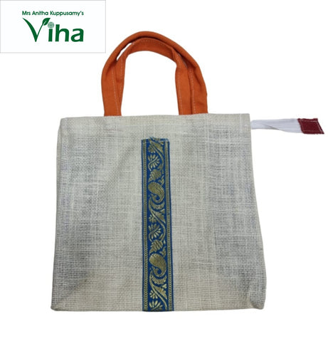 Jute Bag with Zip