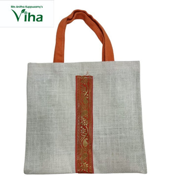 Jute Bag with Zip