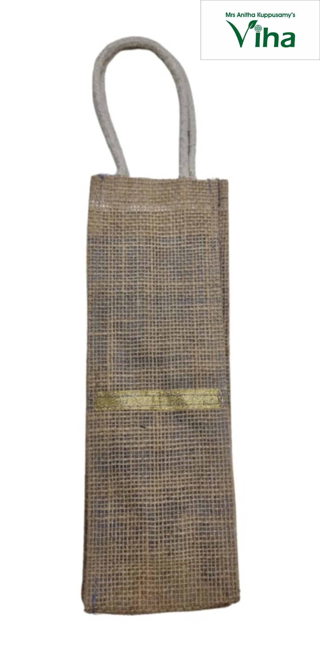 Jute Water Bottle Bag