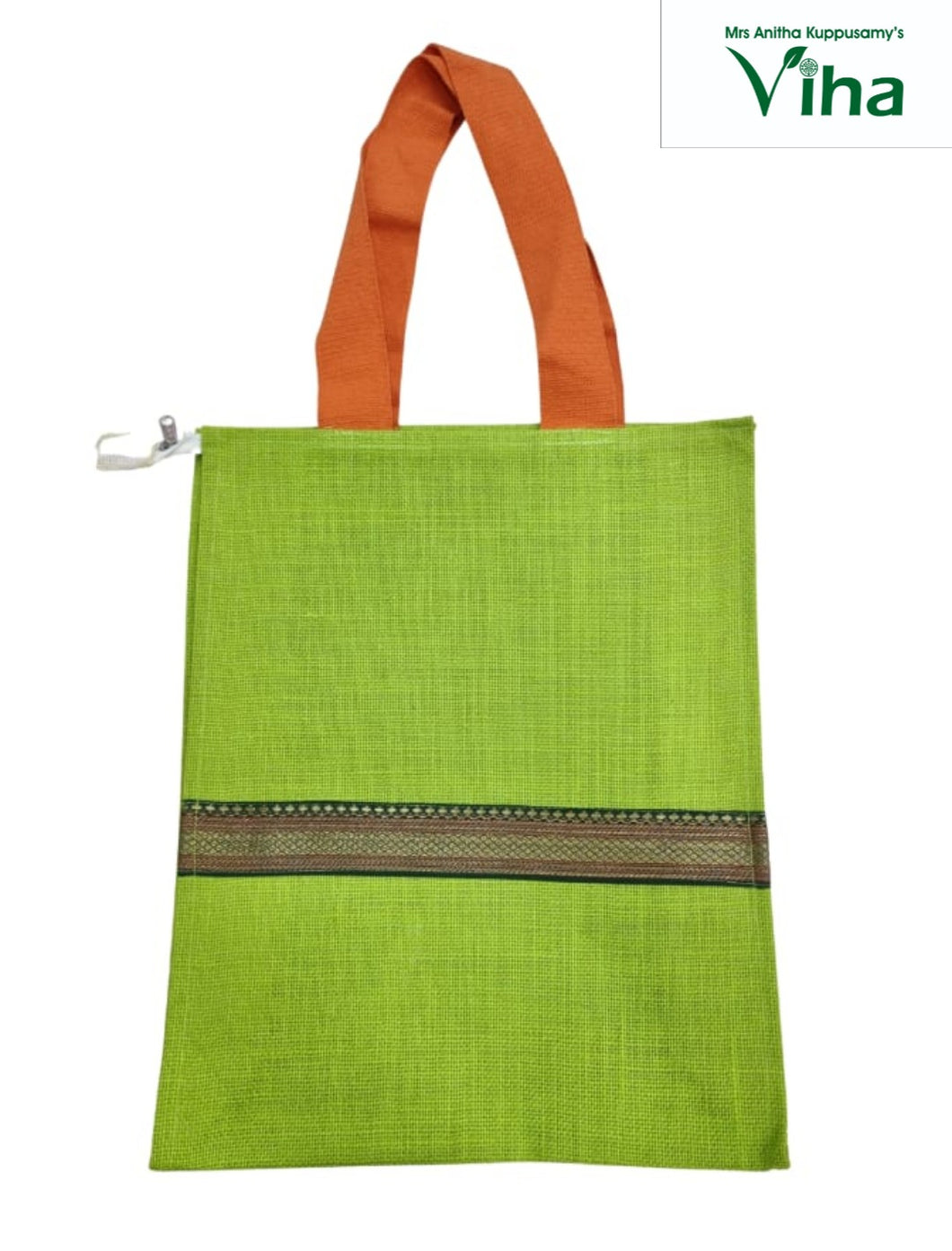 Jute Bag With Zip