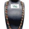 Premium quality fancy chain with beads draped in two strands