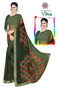 Soft Georgette Saree with blouse