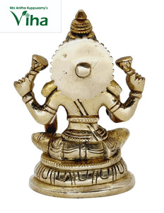Mahalakshmi Statue Brass Small