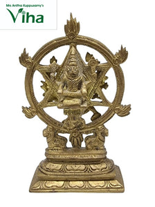 Chakrathazhwar Statue Brass