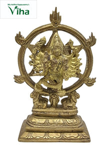 Chakrathazhwar Statue Brass